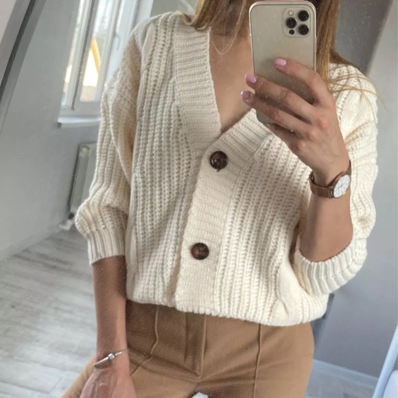 Cable Knit Cardigan - Picture 9 of 16